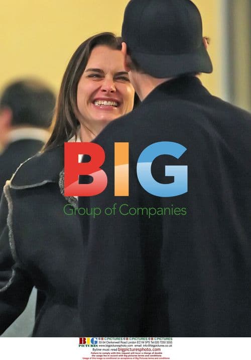 Brooke Shields and John Cusack at Vancouver Airport