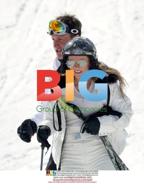 Geri Halliwell with new boyfriend at ski resort