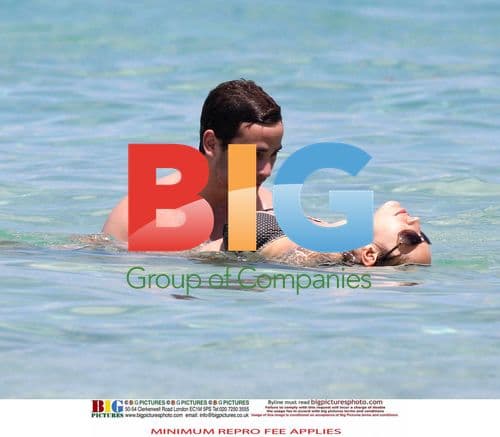 Kelly Brook and Danny Cipriani on Caribbean Holiday