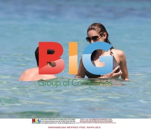 Kelly Brook and Danny Cipriani on Caribbean Vacation