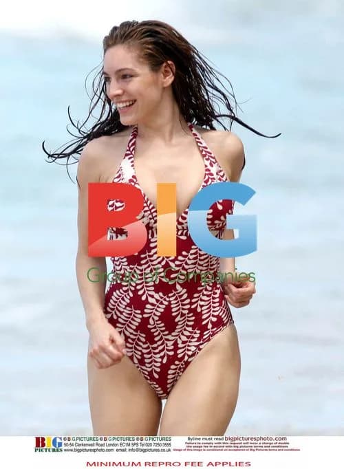 Kelly Brook on Caribbean holiday