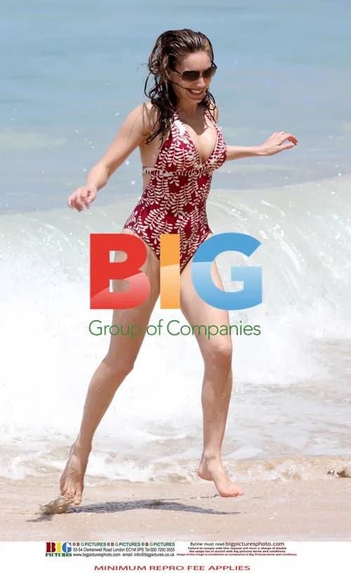 Kelly Brook on Caribbean Holiday