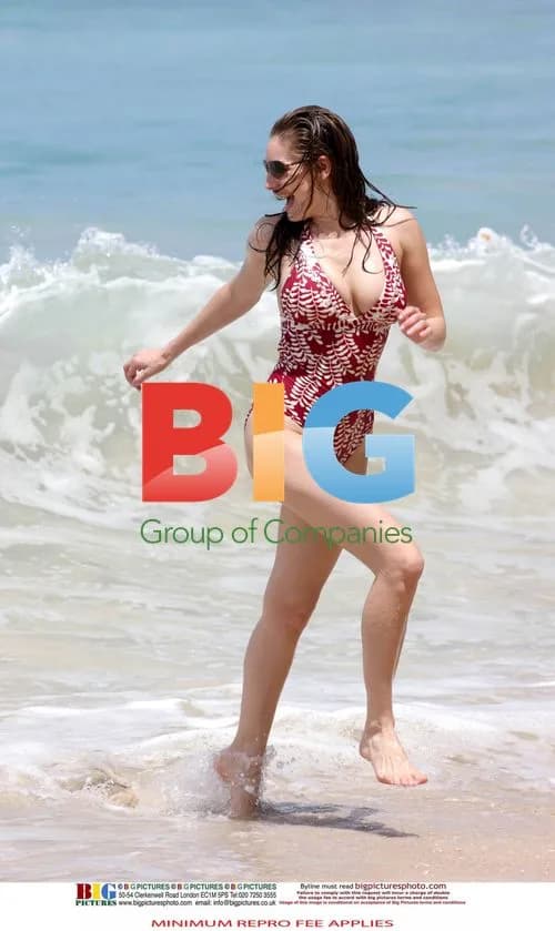 Kelly Brook on Caribbean Vacation