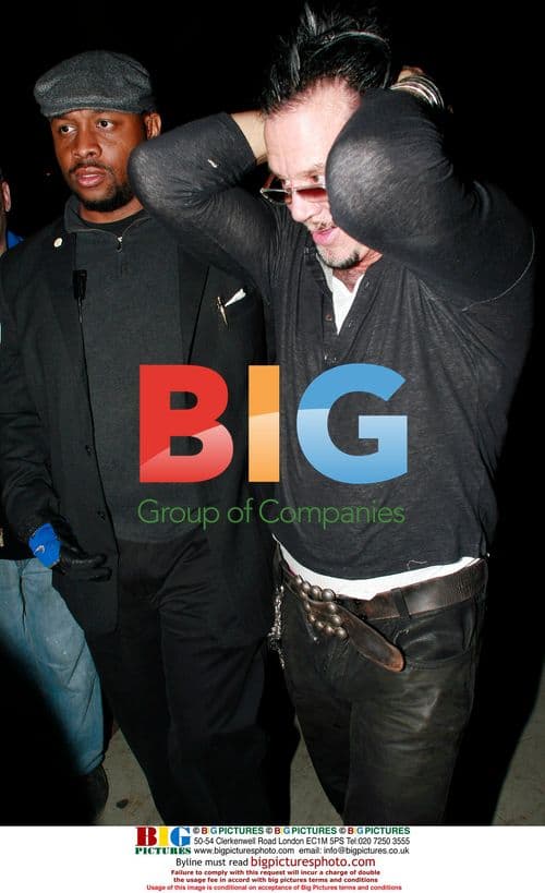 Mickey Rourke Leaves LA Club