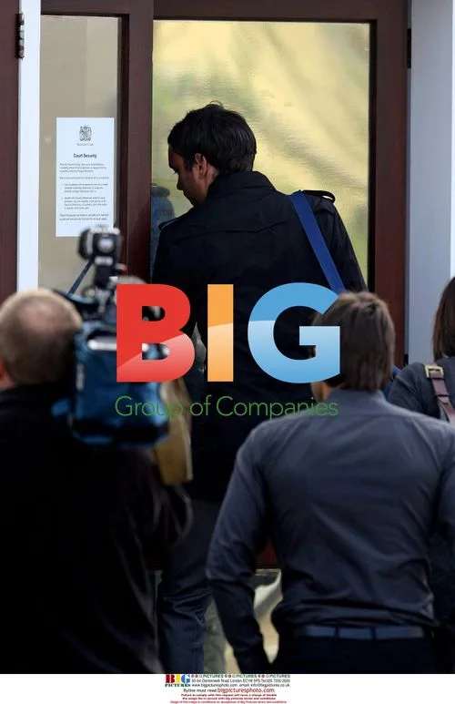 Jack Tweed arriving at court with mother