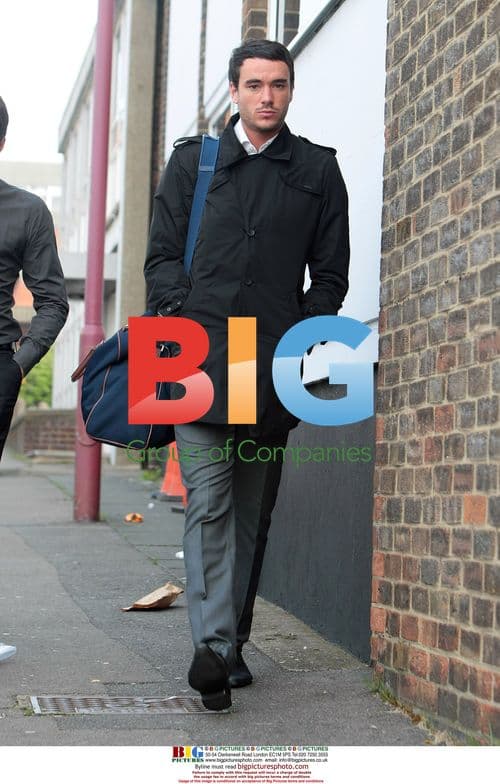 Jack Tweed arriving at Harlow Magistrates Court