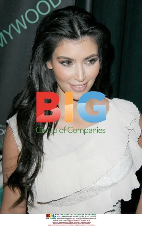 Kim Kardashian at Tori Spelling's book launch