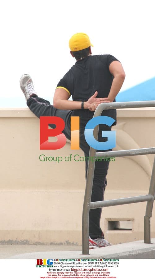 Peter Andre Training for London Marathon