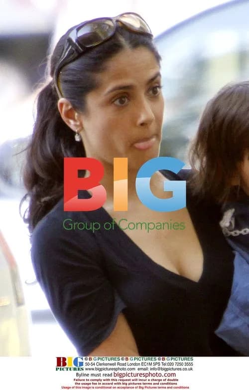 Salma Hayek and Family on Easter Holiday