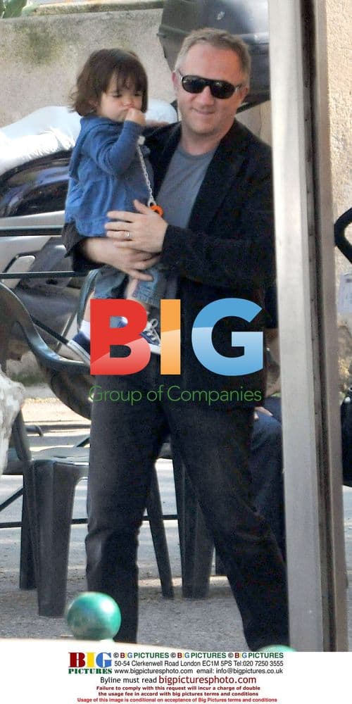 Salma Hayek and family in France