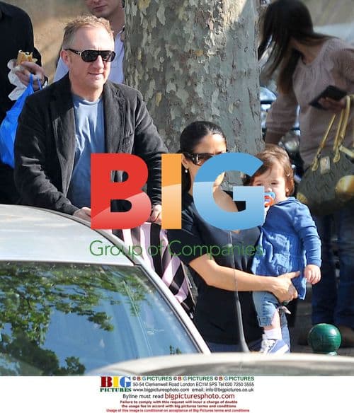 Salma Hayek, Franaois Pinault, and daughter Valentina in France