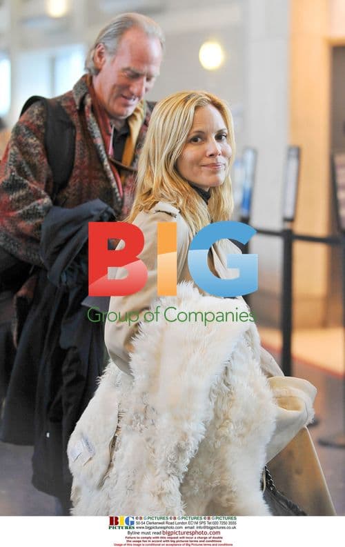 Actors Maria Bello and Craig T. Nelson at LAX