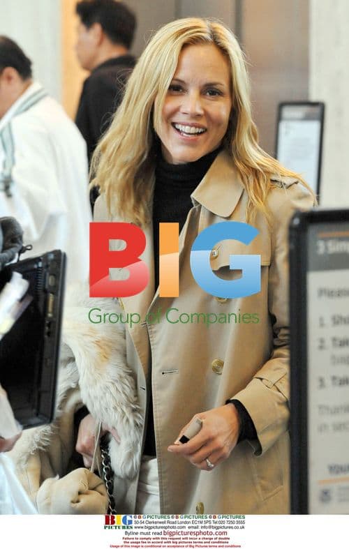 Maria Bello and Craig T. Nelson at LAX