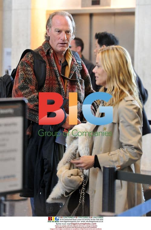 Maria Bello and Craig T. Nelson at LAX