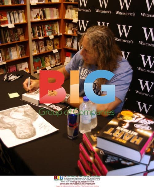 Bret "HITMAN" Hart book signing in Liverpool