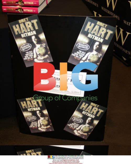 Bret "HITMAN" Hart book signing in Liverpool