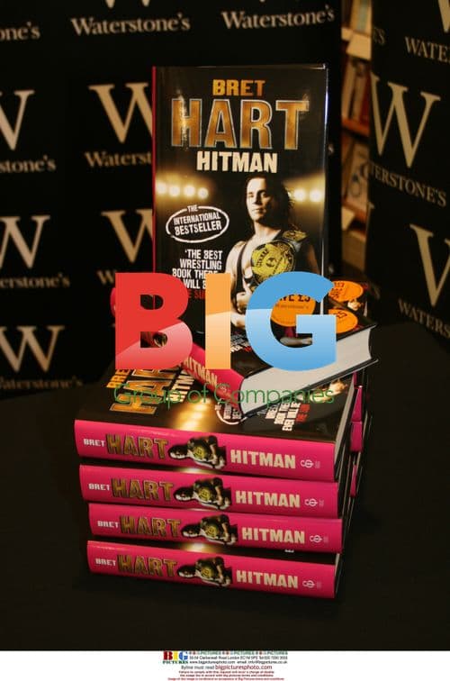 Bret "HITMAN" Hart book signing in Liverpool