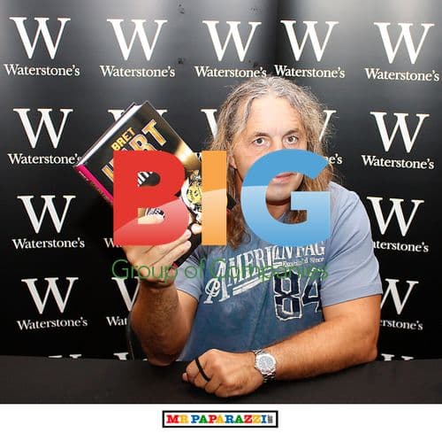 Bret "HITMAN" Hart signs autobiography in Liverpool