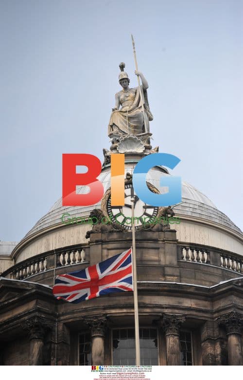 Liverpool Town Hall Flag at Half Mast