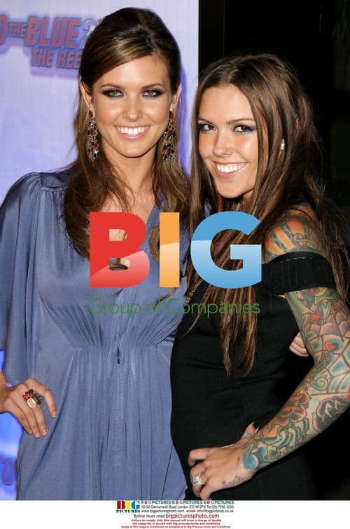 Audrina and Casey Patridge at "Into the Blue 2" Premiere Party
