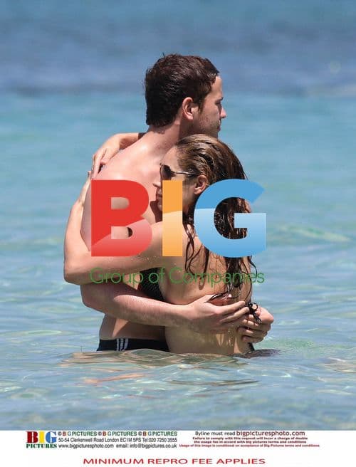Kelly Brook and Danny Cipriani on Caribbean Holiday
