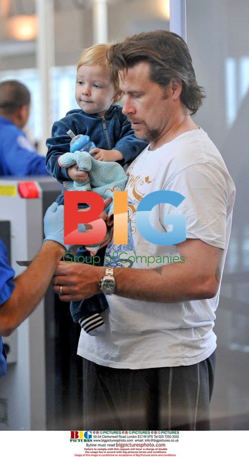 Tori Spelling and family at LAX