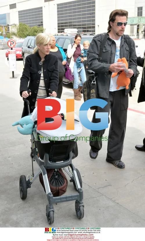 Tori Spelling and Family at LAX