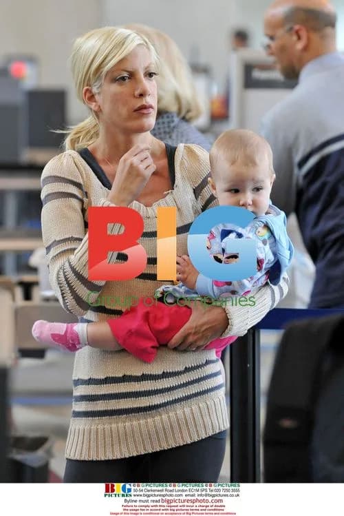 Tori Spelling and Family at LAX