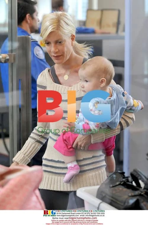 Tori Spelling and Family at LAX