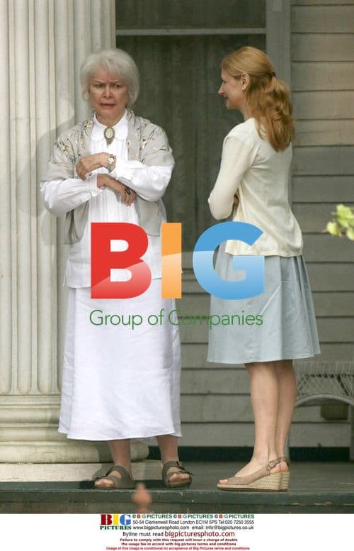 Ellen Burstyn on set of 'Main Street' in Durham, NC