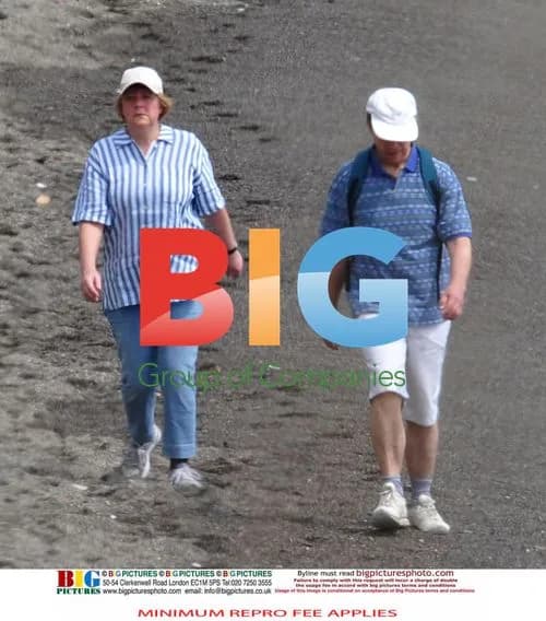 Angela Merkel and husband on holiday in Ischia, Italy