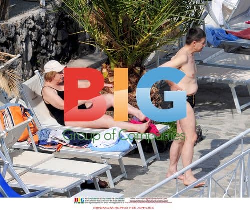 Angela Merkel on holiday in Italy