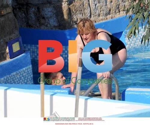 Angela Merkel on Holiday in Italy