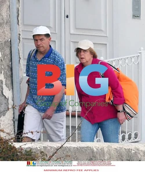 Angela Merkel on Holiday in Ischia, Italy