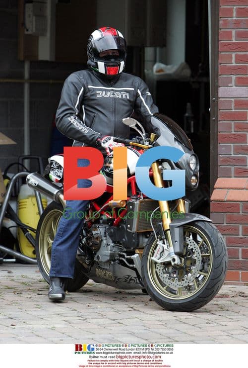 Mark Croft on Ducati Motorbike