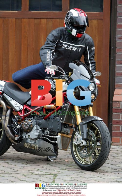 Mark Croft on Ducati Motorbike