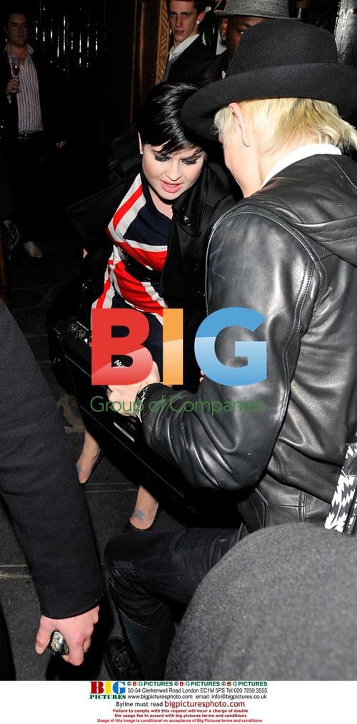 Kelly Osbourne and Luke Worrall at Mahiki Club