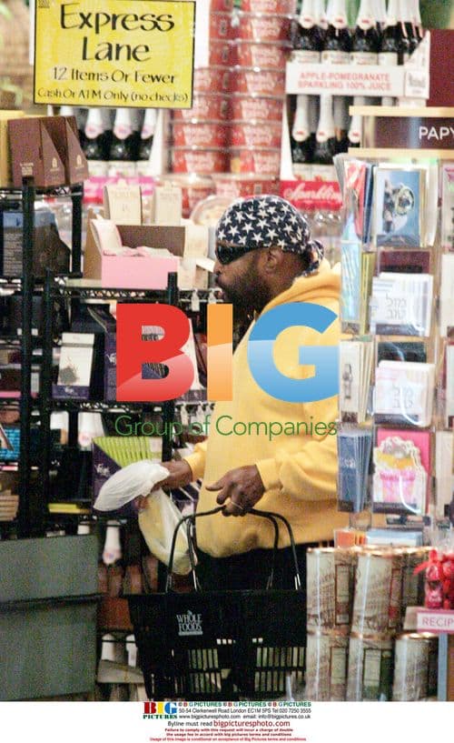 Mr. T Shops at Whole Foods