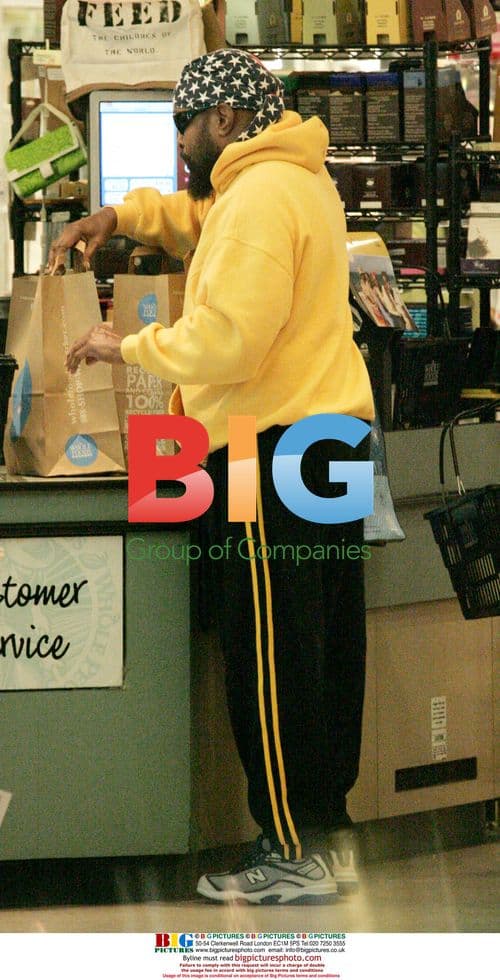 Mr. T shops at Whole Foods