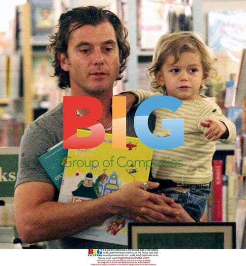 Gavin Rossdale takes son Kingston to bookstore