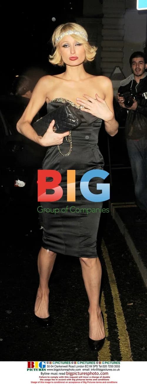Paris Hilton and Doug Reinhardt Leaving Raffles in London