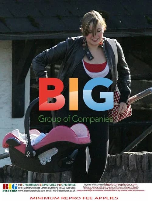 Charlotte Church and baby out shopping