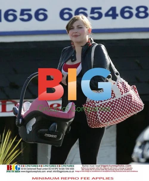 Charlotte Church and baby Ruby out shopping