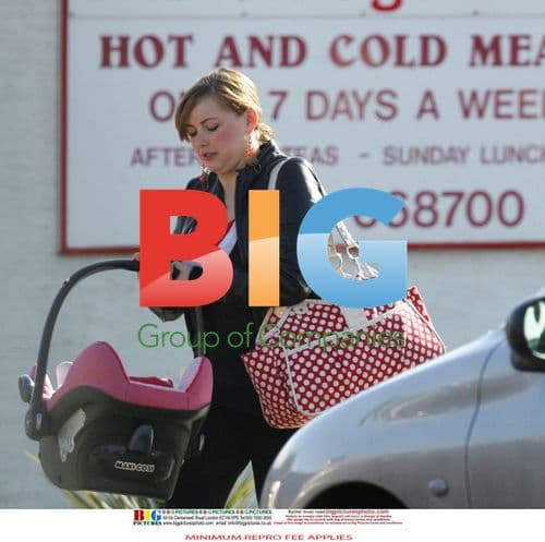 Charlotte Church with baby daughter