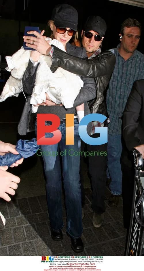 Nicole Kidman and Keith Urban with Baby