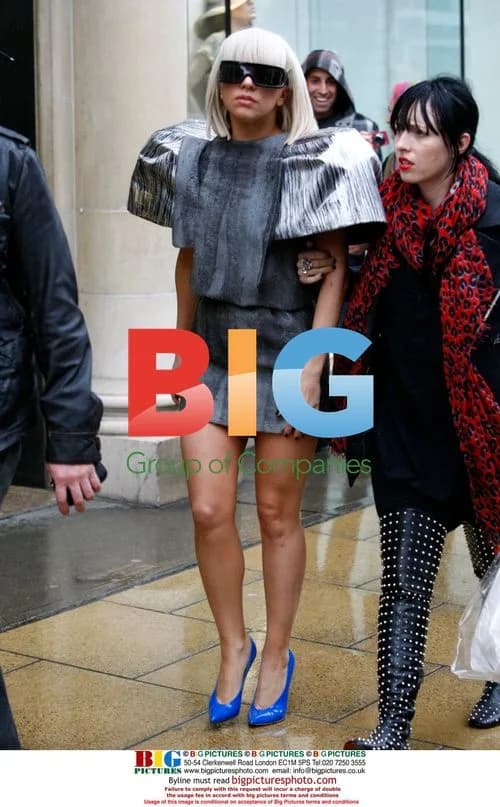 Lady Gaga leaves Dolce & Gabbana in London