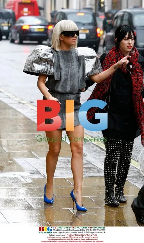 Lady Gaga Leaving Dolce and Gabbana, London