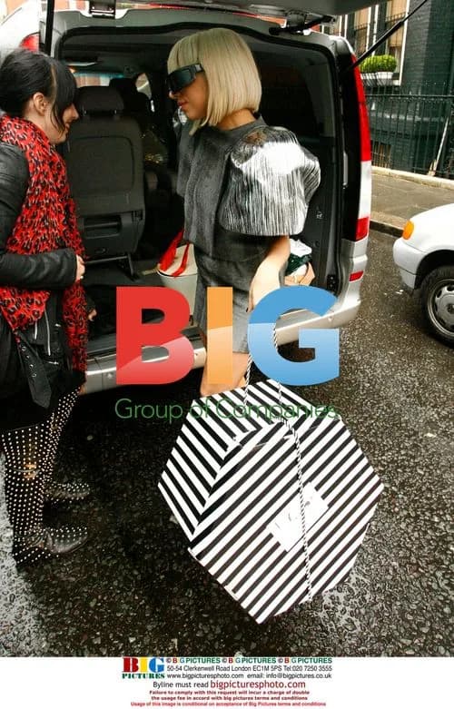 Lady Gaga leaves Dolce & Gabbana store in London