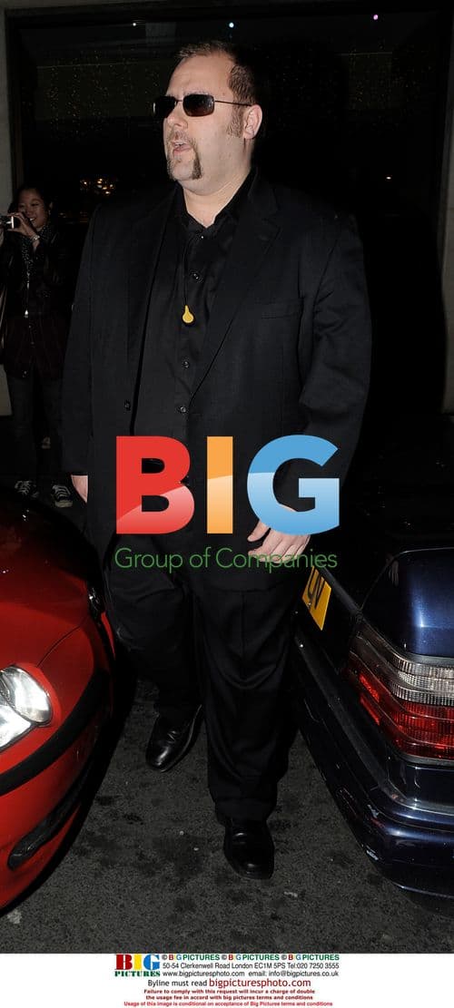 Paul Wilson and Jessica-Jane Clement leaving the Soho Hotel