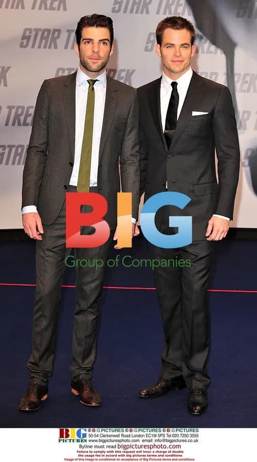 Zachary Quinto and Chris at "Star Trek" Premiere